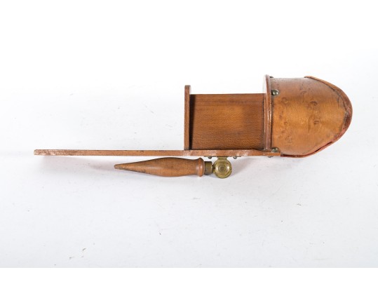 Antique Wood Paragonscope Stereoscope With Religious Stereoview Cards