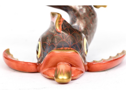 Herend Carp Fish Business Card Holder