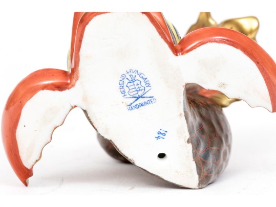 Herend Carp Fish Business Card Holder