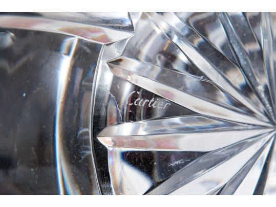 Cartier Lovely Contemporary Cut Crystal Water Pitcher