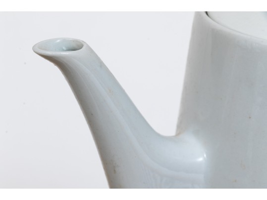 Classic Twelve Piece White Porcelain Coffee Service