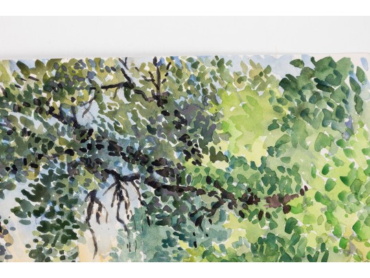 William L. Drake (1929-2019) Watercolor On Paper Roches Point Ontario - Unframed 