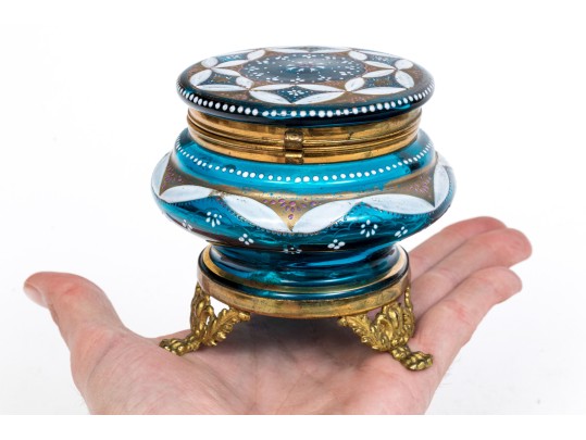 Antique Lovely French Powder/Dresser Top Box