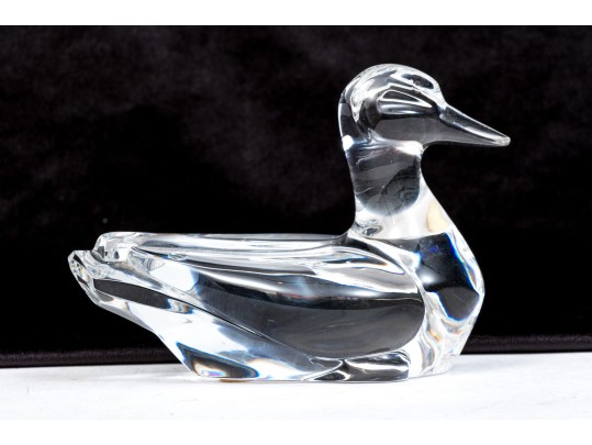 Baccarat Handsome Crystal Duck