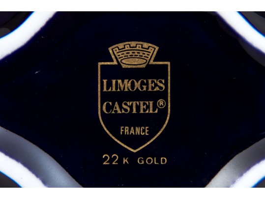 Limoges Gold Gilt Porcelain Dish