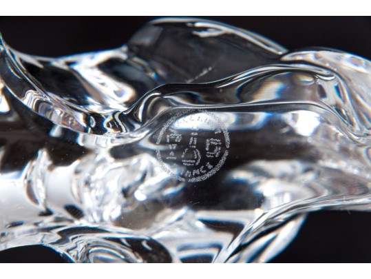 Baccarat Fabulous Contemporary Crystal Stalking Tiger Figurine 