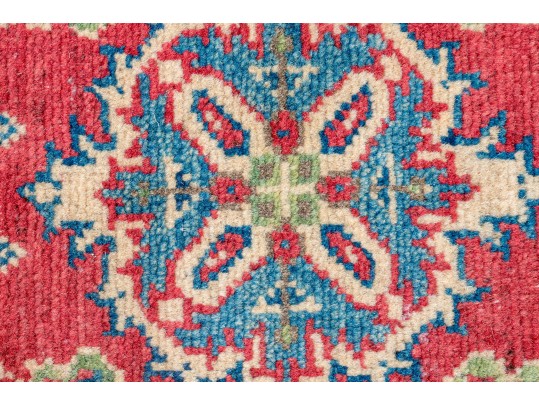 Hand Knotted Wool Pakistan Kazak Mat, 2' X 3', New