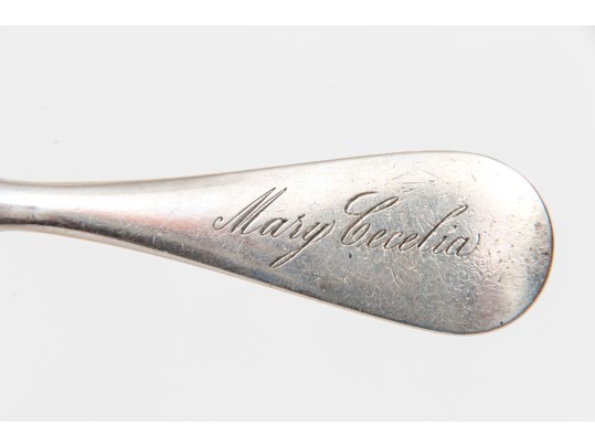 Vintage Sterling Baby Cup, Bowl, Fork And Spoon