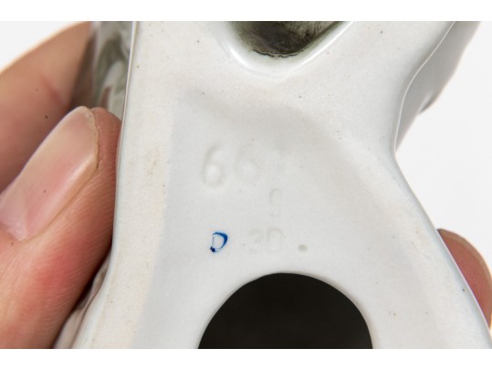 Royal Dux Beautiful Vintage Sleeping Ibex Figurine