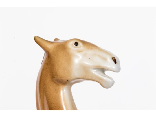 Royal Dux Handsome Vintage Rearing Horse Figurine