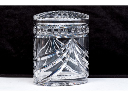 Elegant Waterford Crystal Biscuit Jar