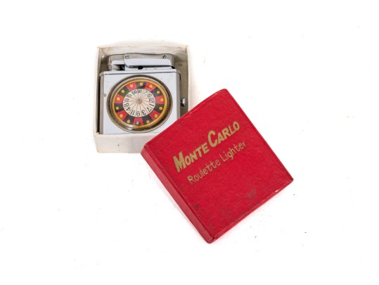 ATC Monte Carlo Fabulous Vintage Roulette Wheel Lighter, Boxed