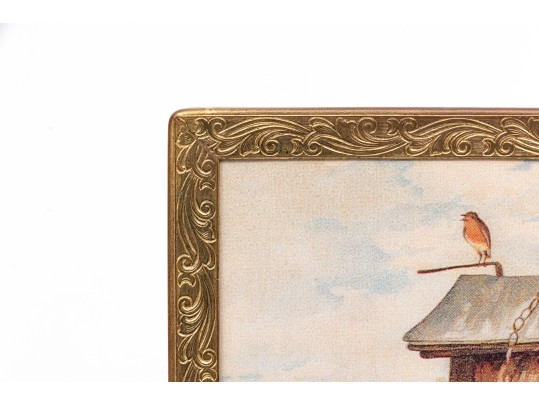 Lot Of Two Striking Antique Decorative Metal Frames