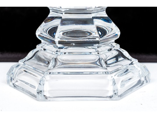 Tiffany & Co. Crystal Glass Candle Sticks