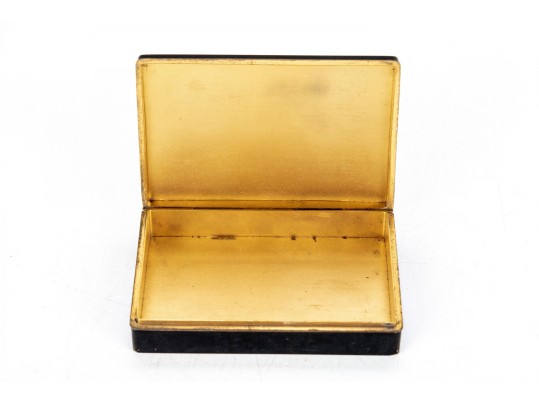 Japanese Yamanaka Box With Gorgeous Carved Chalcedony Flower