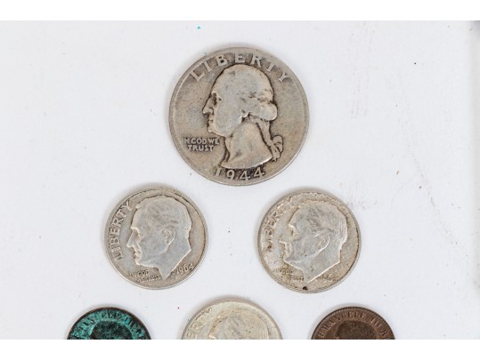 Collection Of Domestic And International Coins And Medallions