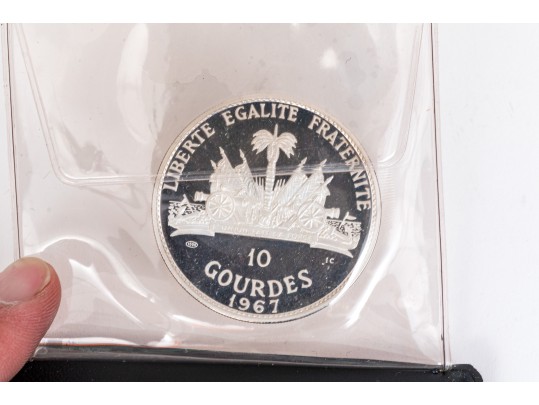 Collection Of Domestic And International Coins And Medallions