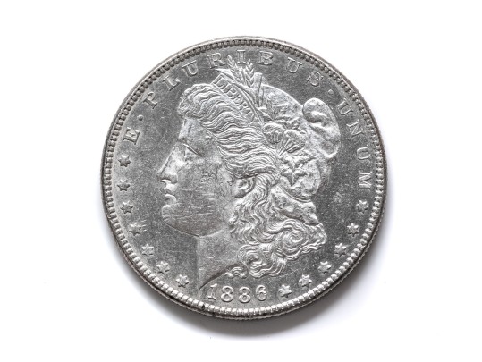 1886 Morgan Silver Dollar, BU
