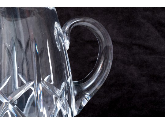Cartier Lovely Contemporary Cut Crystal Water Pitcher