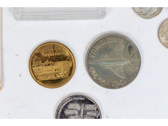 Collection Of Domestic And International Coins And Medallions