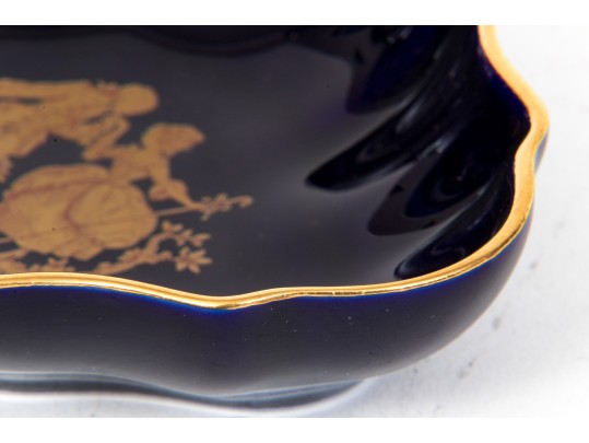 Limoges Gold Gilt Porcelain Dish