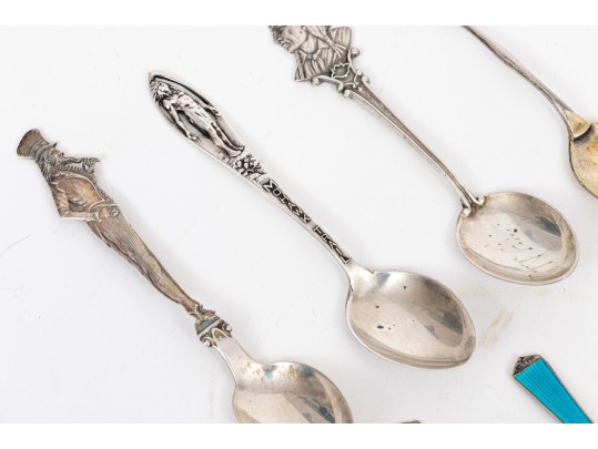 Collection Of Fourteen Various Sterling Coffee Spoons