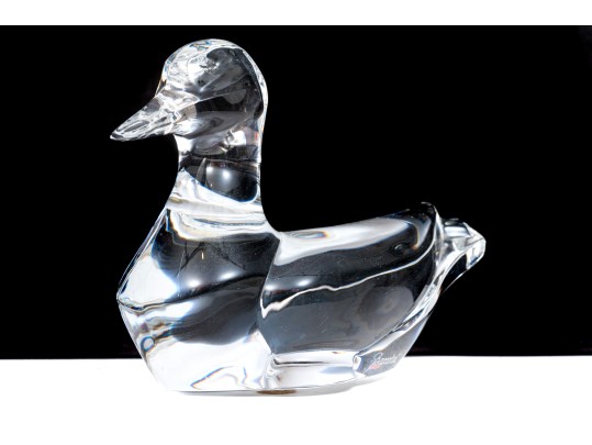 Baccarat Handsome Crystal Duck