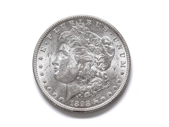 1898 O Morgan Silver Dollar, BU