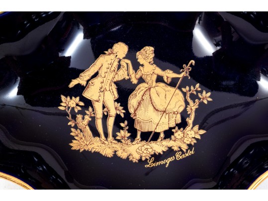 Limoges Gold Gilt Porcelain Dish