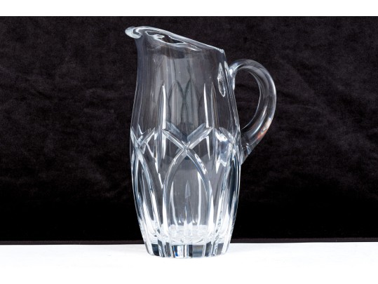 Cartier Lovely Contemporary Cut Crystal Water Pitcher