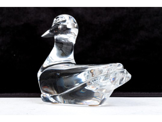 Baccarat Handsome Crystal Duck