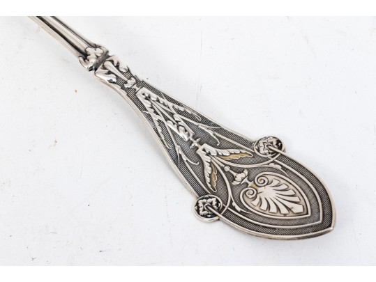 Tiffany & Co. Magnificent Antique Ornate Sterling Silver Punch Ladle, 