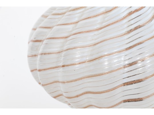 Beautiful Vintage Italian Venetian Murano Glass “Latticino” Lamp