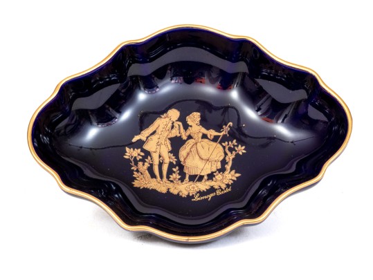 Limoges Gold Gilt Porcelain Dish