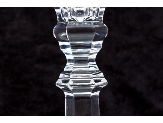 Tiffany & Co. Crystal Glass Candle Sticks