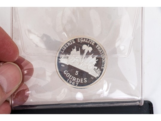 Collection Of Domestic And International Coins And Medallions