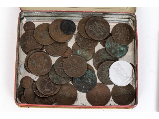 Collection Of Domestic And International Coins And Medallions