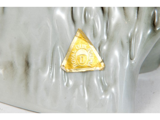 Royal Dux Beautiful Vintage Sleeping Ibex Figurine