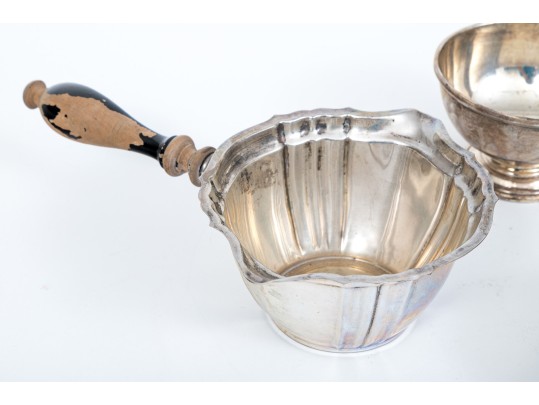 Sterling Silver Lot Of 3 Assorted Bowls, With And Without Handles