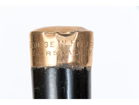 Two 14K Tipped Walking Canes