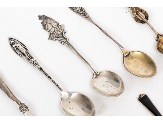 Collection Of Fourteen Various Sterling Coffee Spoons