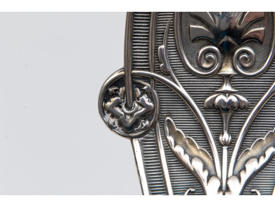 Tiffany & Co. Magnificent Antique Ornate Sterling Silver Punch Ladle, 