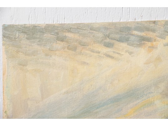 William A. Drake (1891-1979), Oil On Canvas Board Sunset Landscape - Unframed