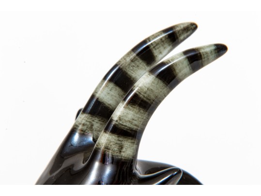 Royal Dux Beautiful Vintage Sleeping Ibex Figurine