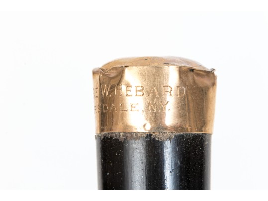 Two 14K Tipped Walking Canes