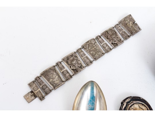 Collection Of Sterling, 900 And 800 Silver