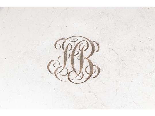 Howard & Co. NY Fabulous Antique Sterling Silver Pierced Wine & Champagne Coaster