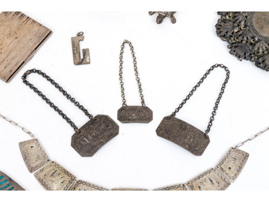 Collection Of Sterling, 900 And 800 Silver