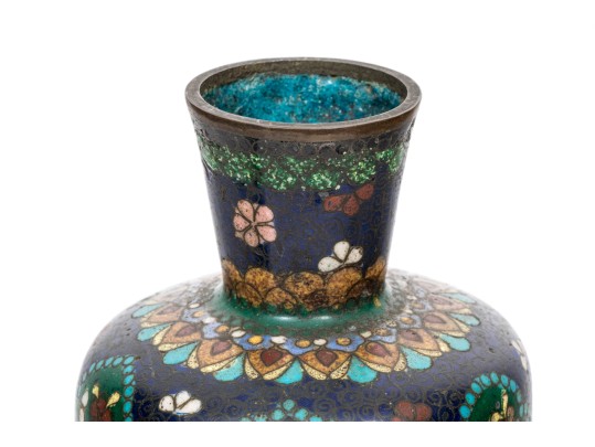Lot Of Four Beautiful Diminutive Vintage Japanese And Chinese Cloisonne Pieces