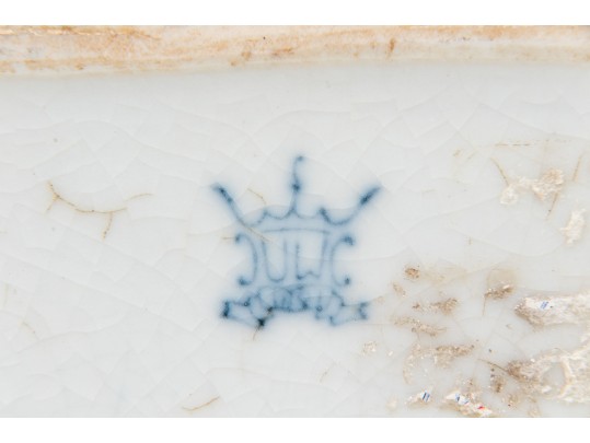 Lovely Vintage Delftware Style Tea Caddy